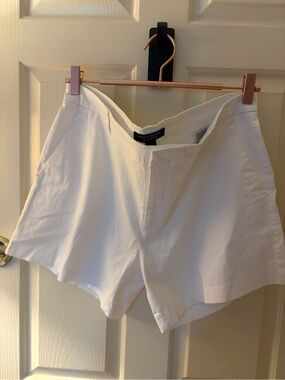 Banana Republic White Tailored Shorts